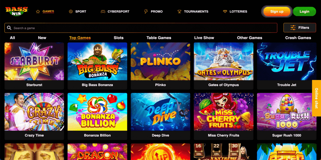 The Online Video Game Collection at Bass Win Gambling Establishment